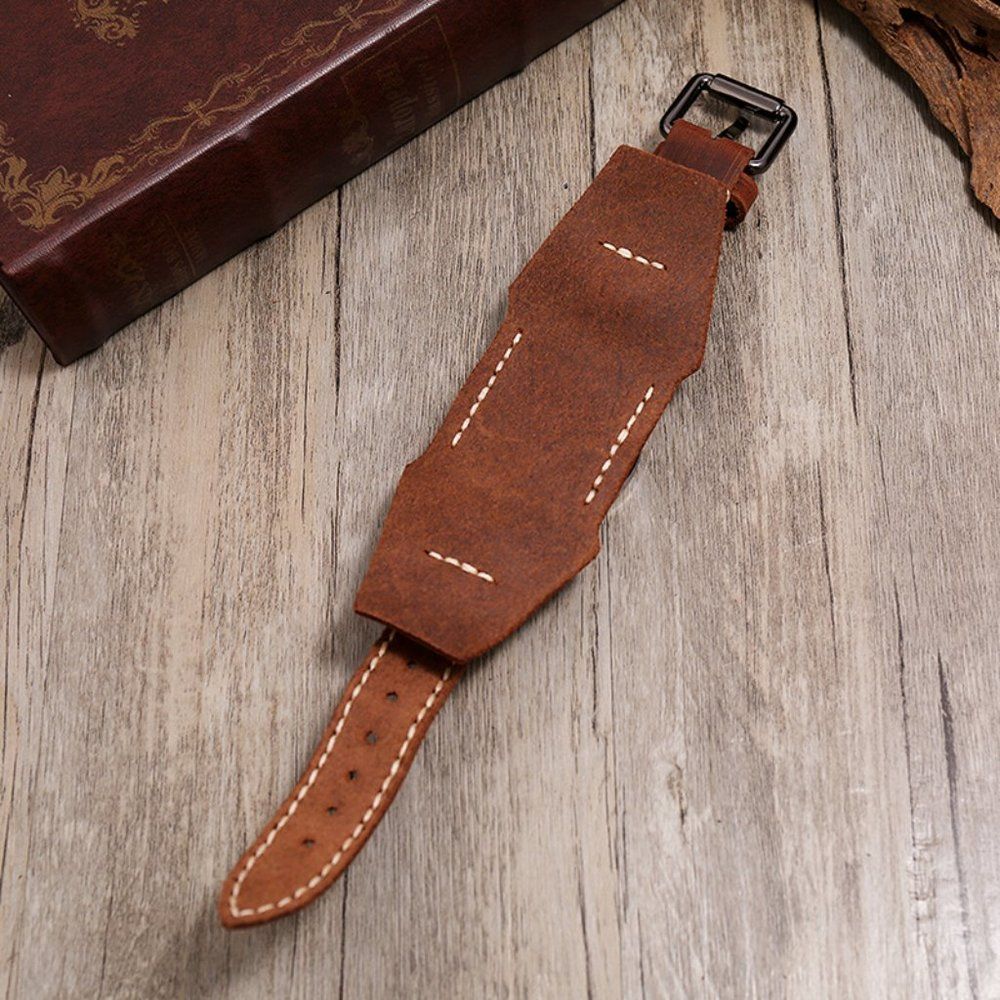✨✨BRAND NEW Punk Style Vintage Handmade Leather Watch - Picture 6 of 13
